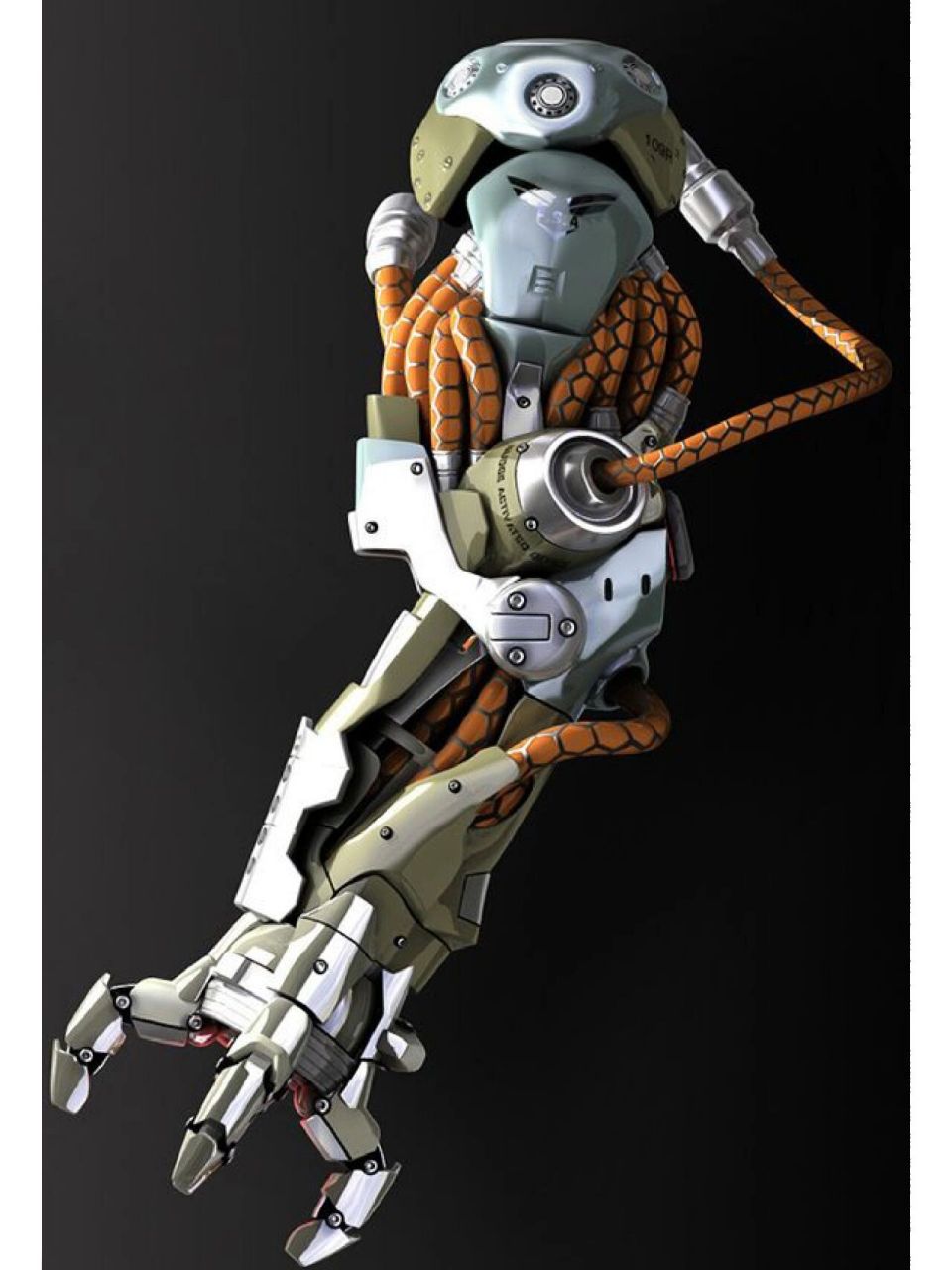 机械手臂设计(素材分享) 硬科幻题材 设计素材分享 科幻机械手臂素材