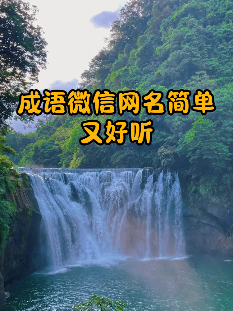 成语微信网名简单又好听