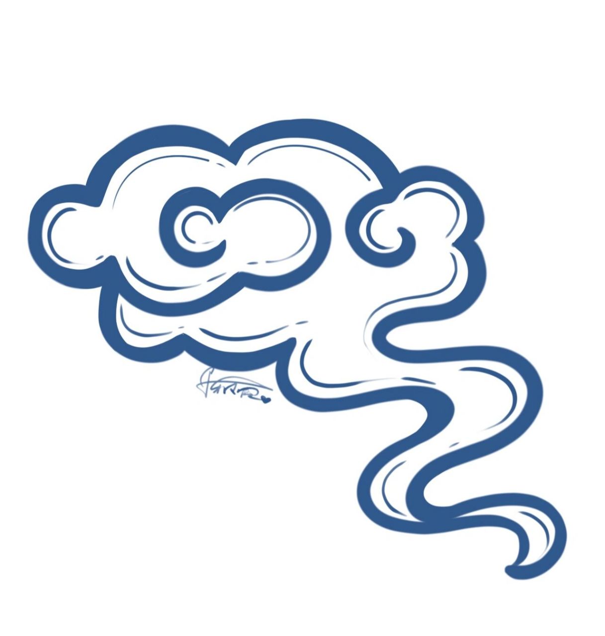 素材云彩祥云图案,寓意吉祥如意,收藏 祥云纹,寓意祥瑞之云气,表达了