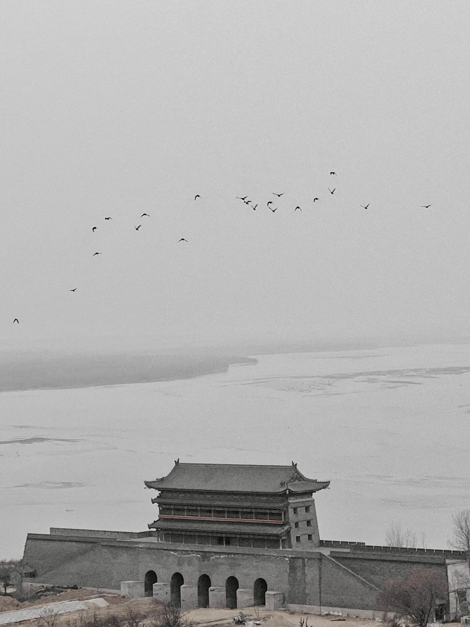 潼关61风陵渡  取景地:   	 没有去到山西,取景都在陕西.