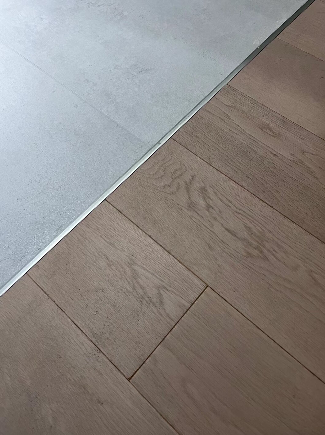 丢掉门槛石改做瓷砖木地板无缝对接066门槛