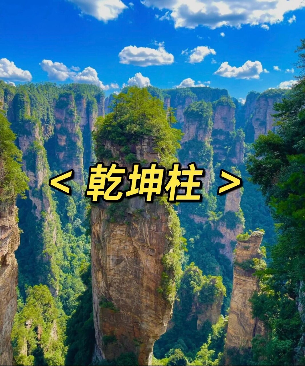 来张家界必打卡之地,乾坤柱 为了看《阿凡达》的悬浮山,来到张家界 这