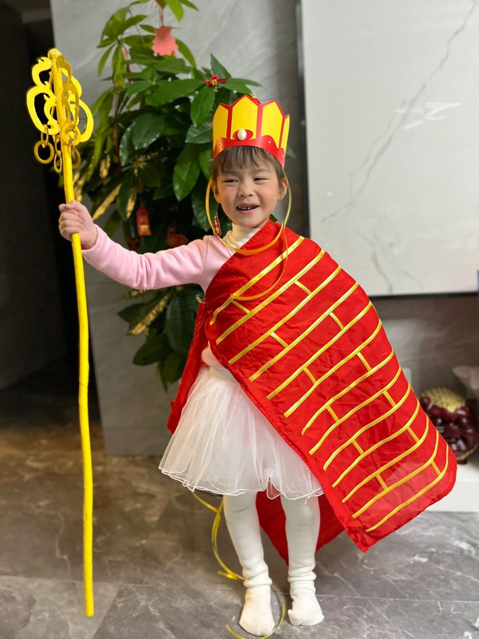 手工制作唐僧服装道具 幼儿园表演需要,自己动手来个三件套,成品还是