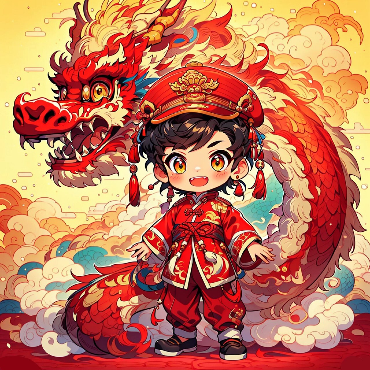 国潮风头像‖龙凤腾飞93       清清日常库存