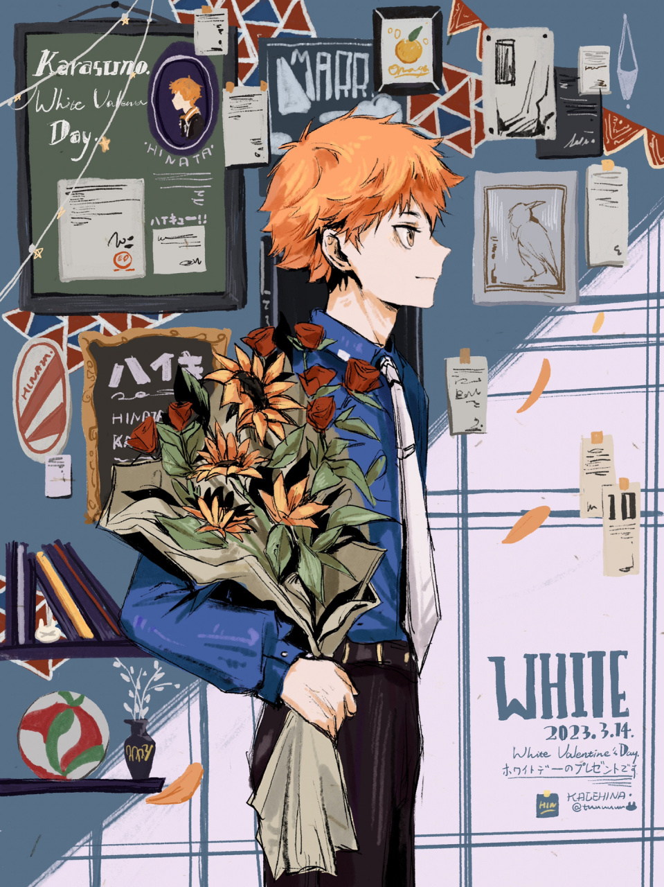 日向翔阳   之前白情的图