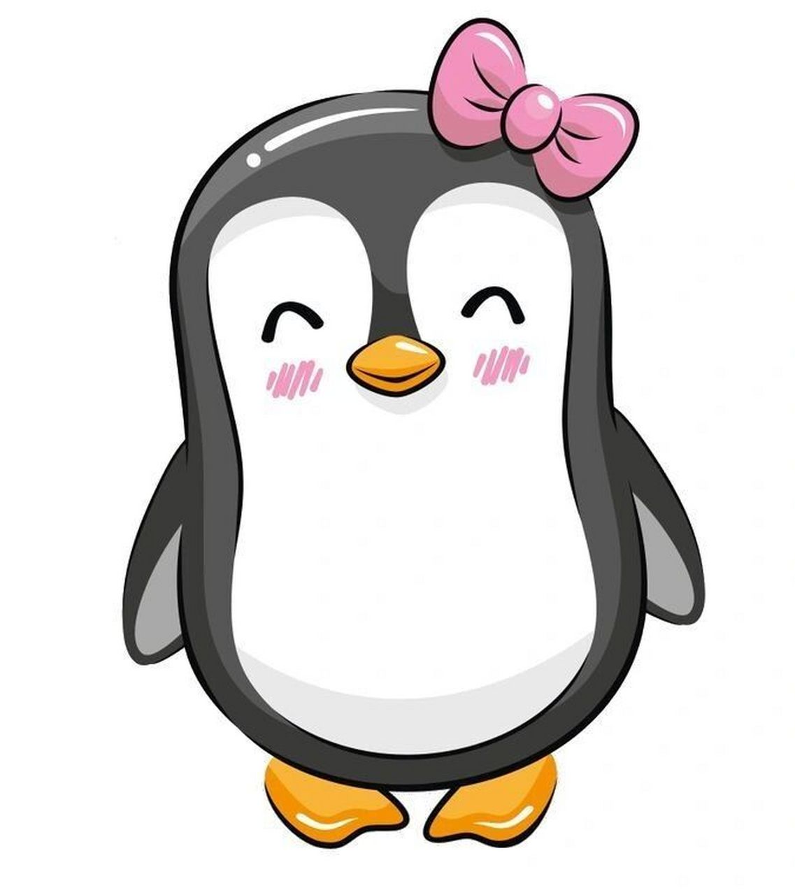 96你们要的q版企鹅绘画素材来了～96 分享一篇可爱的q版企鹅素材