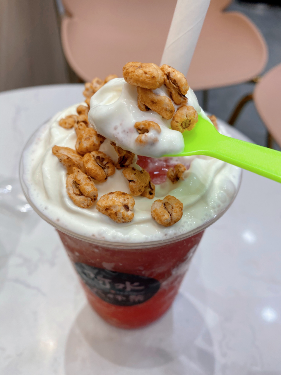 济南探店|阿水新品绝绝子!来喝慕思樱桃啦! 阿水大杯茶上新啦!