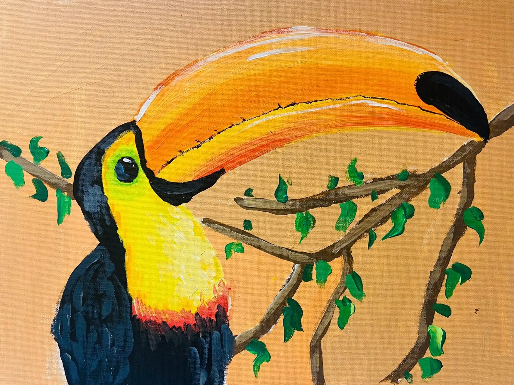 《巨嘴鸟》儿童绘画 所有结束,都不过是另一种开始