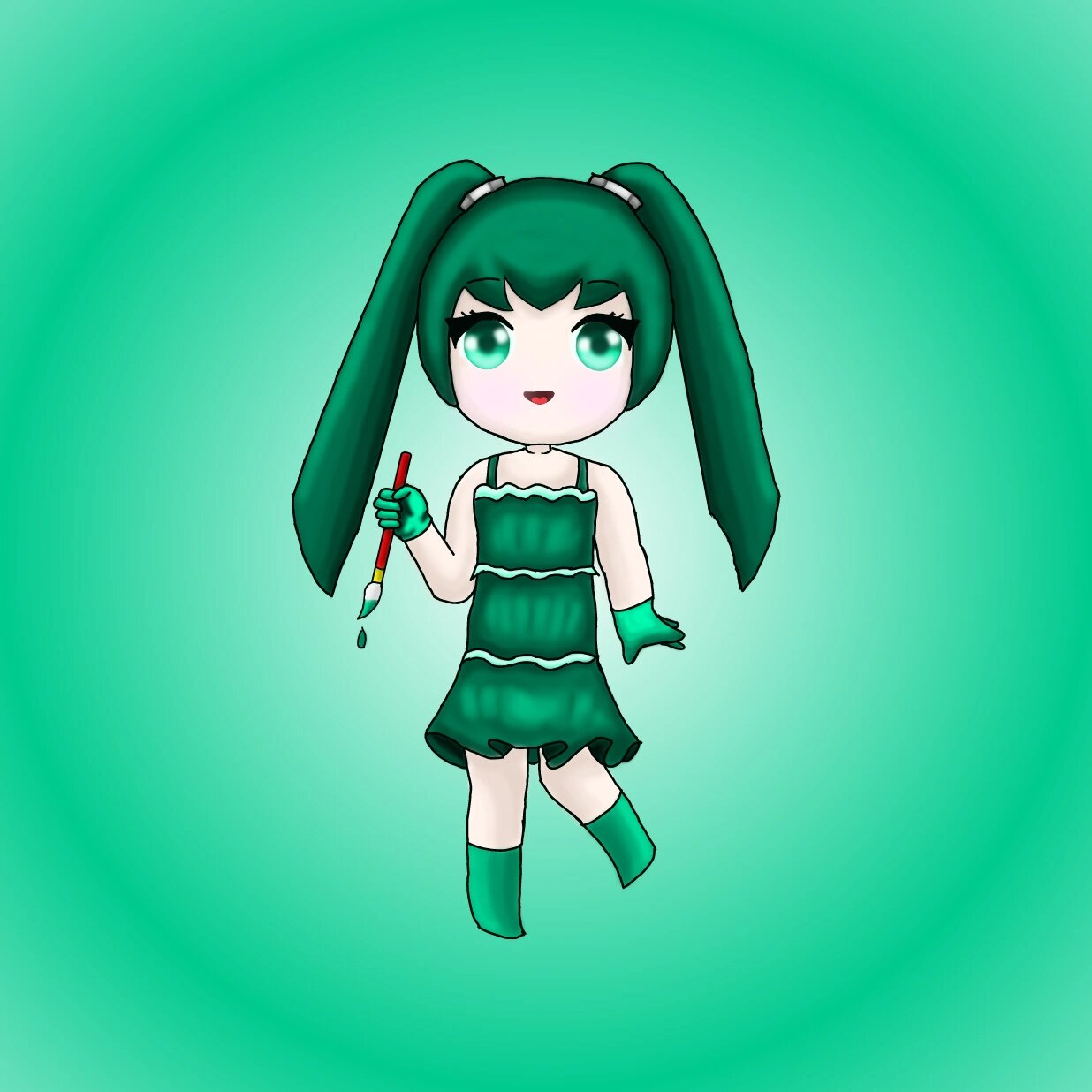 q版泡泡堂7小青的拟人 为了防止混淆才取的名字.