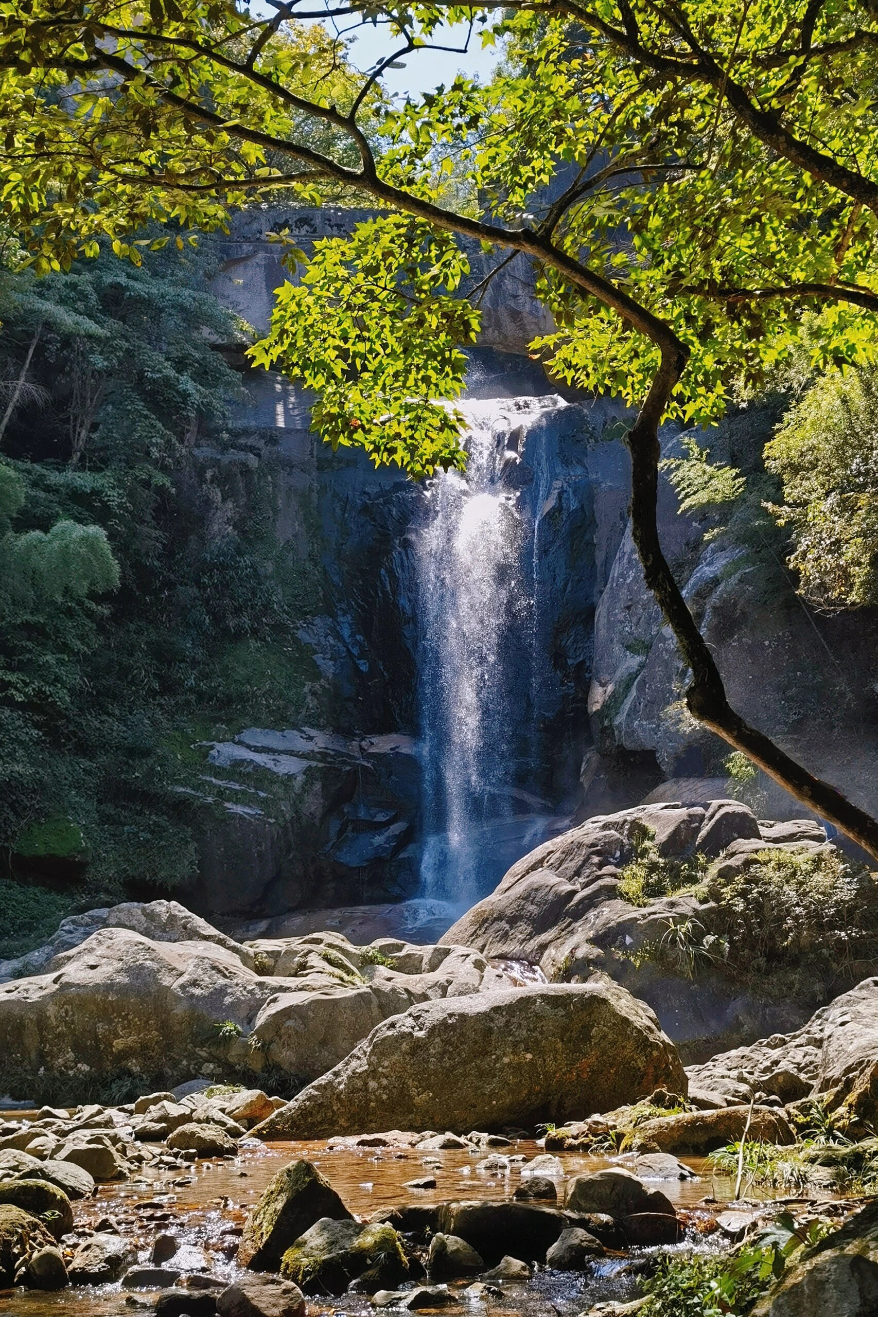 天台山 | 石梁飞瀑奇观