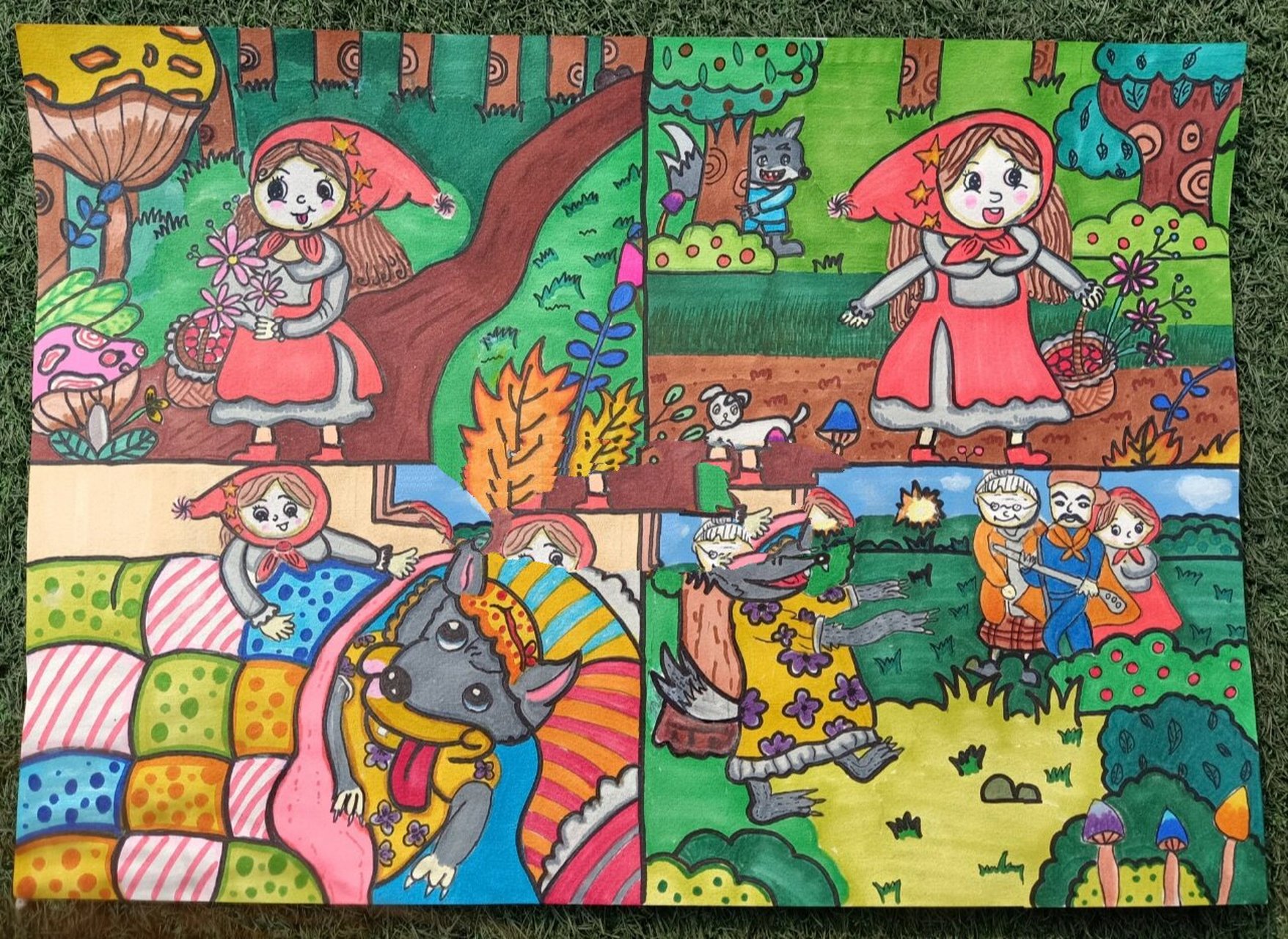 幼儿连环画之《小红帽》 新鲜出炉,欢迎参考