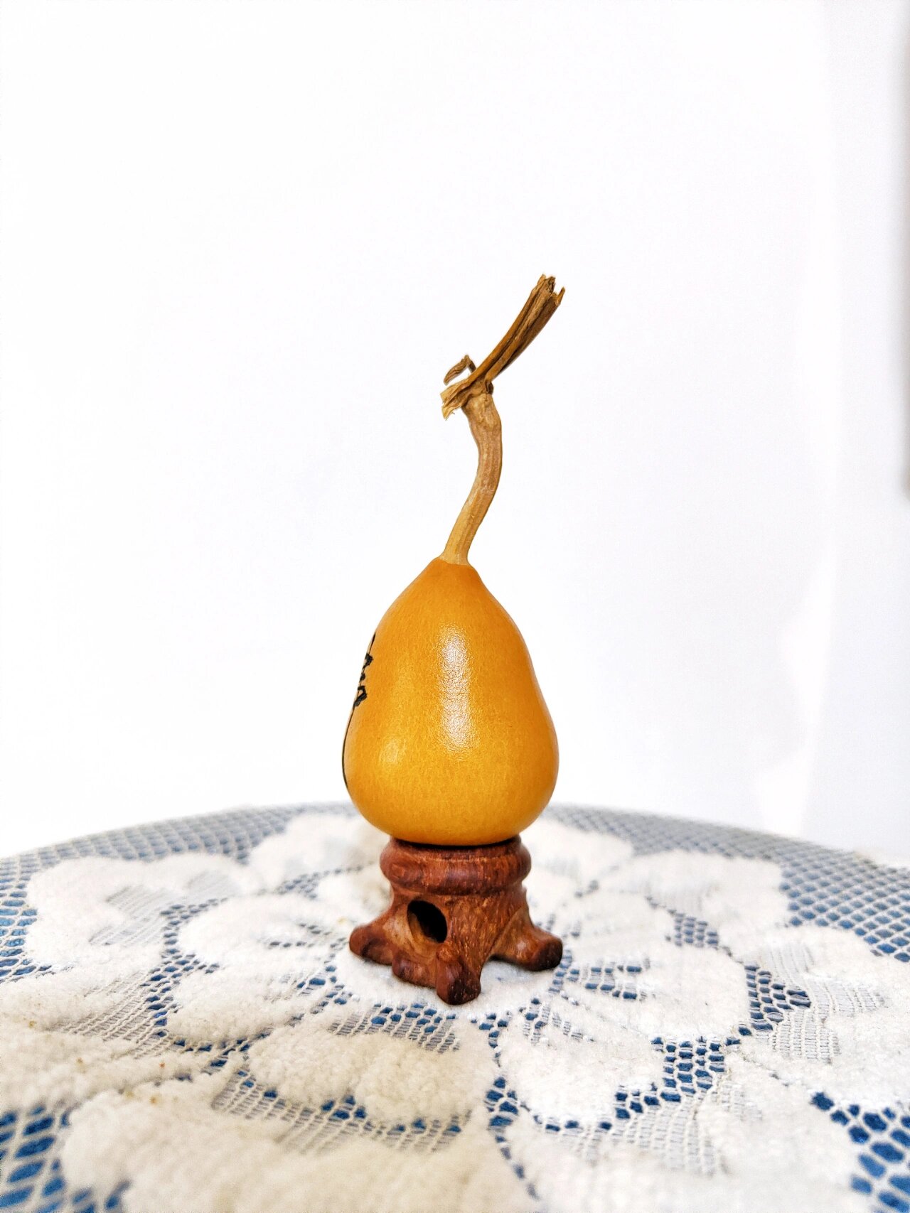 【阿樟玩趣】禅意文玩墨刻葫芦水墨字 【佛】文玩墨刻葫芦天津嘴葫芦