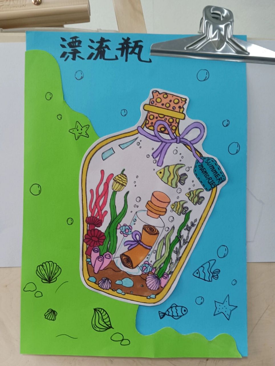 2,通过观察,想象尝试设计一个独特新颖的漂流瓶.