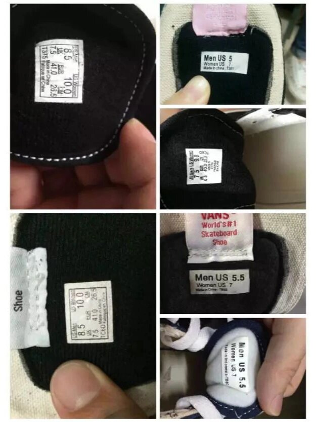 Купить копии брендовых сумок-Vans обувь как отличи