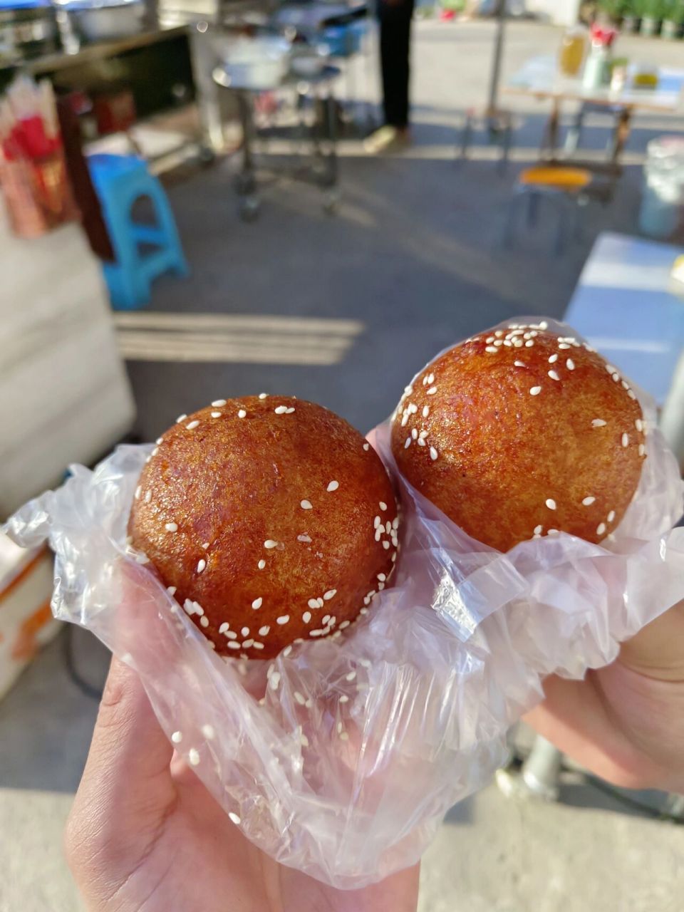 桂岭油糍 天天看到一个阿姨拉着一车桂岭油糍拉去街上卖,听说阿姨卖了