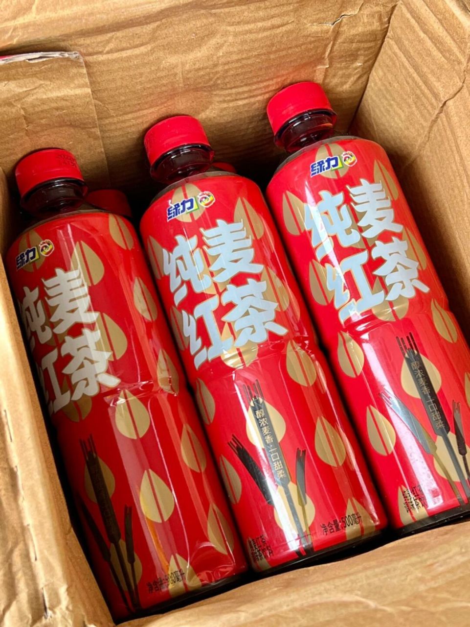 感谢绿力的投喂! 第一次喝这个纯麦红茶!