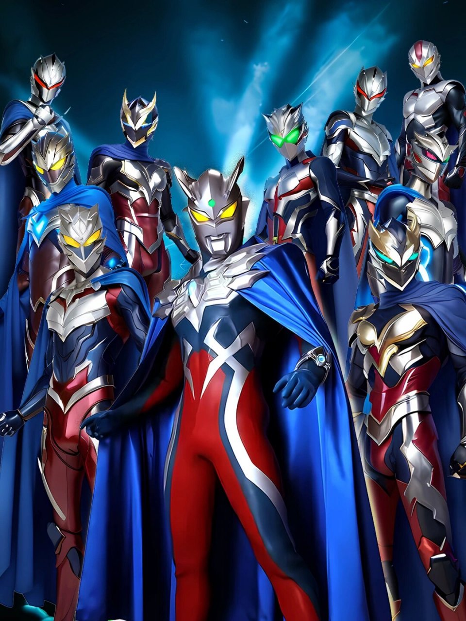 塞罗奥特曼:ai生成的钢铁军团 实验下ai的出图效果,有值得参考的地方