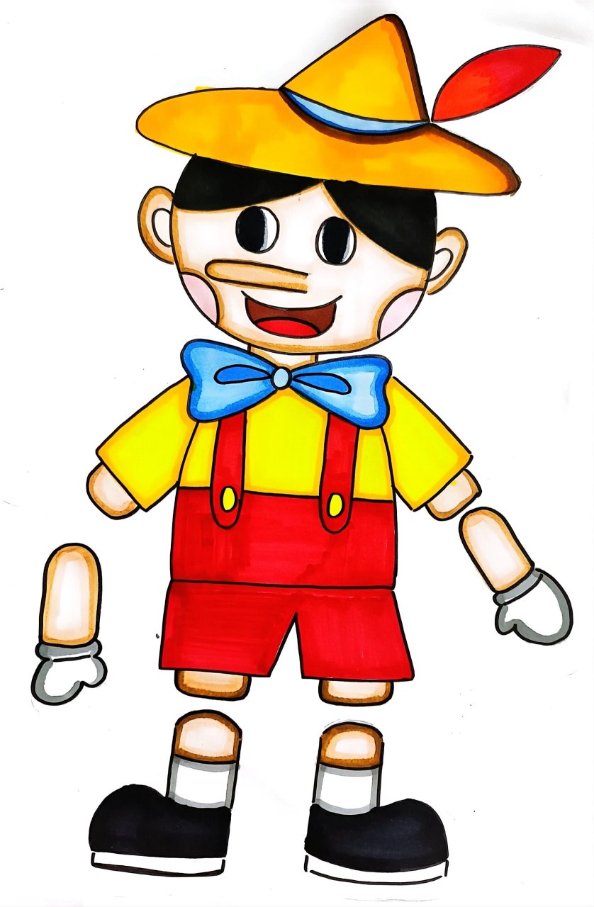 这次的参考是小木偶匹诺曹,在ppt中有完整的匹诺曹的故事,通过这个