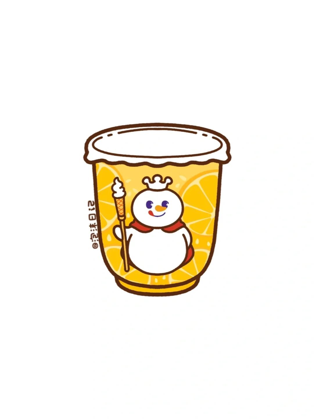 蜜雪冰城简笔画