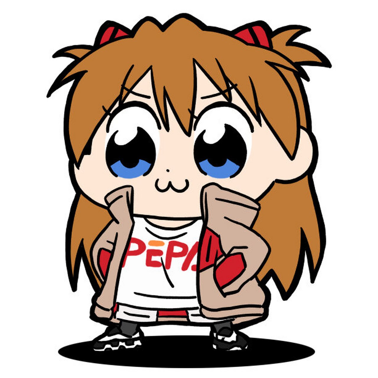 明日香的q图 每一张都可爱到爆 都不舍得一起发 因为前面每个都可以