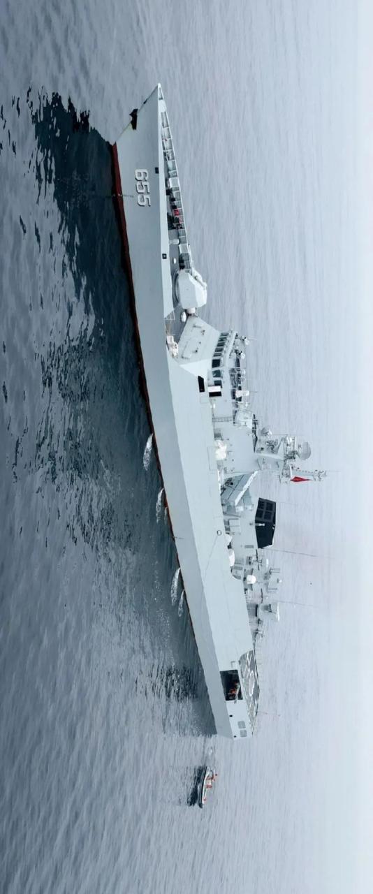 难得一见的小护,北部战区海军056a型护卫舰黄石舰(655)和辛集舰(606)