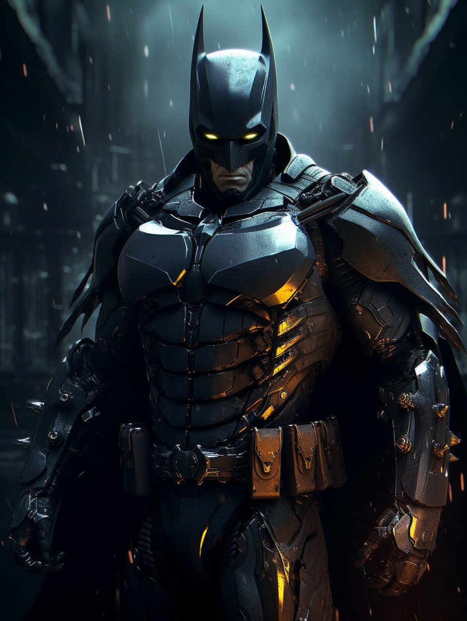 蝙蝠侠机甲篇 在哥谭市惩恶扬善的正义化身,未来版蝙蝠侠.