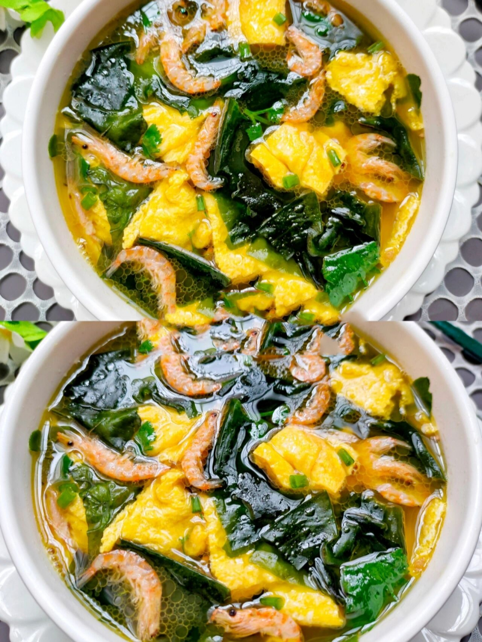 营养鲜美的裙带菜虾米鸡蛋汤 93今天给大家分享一款孩子喝了长高