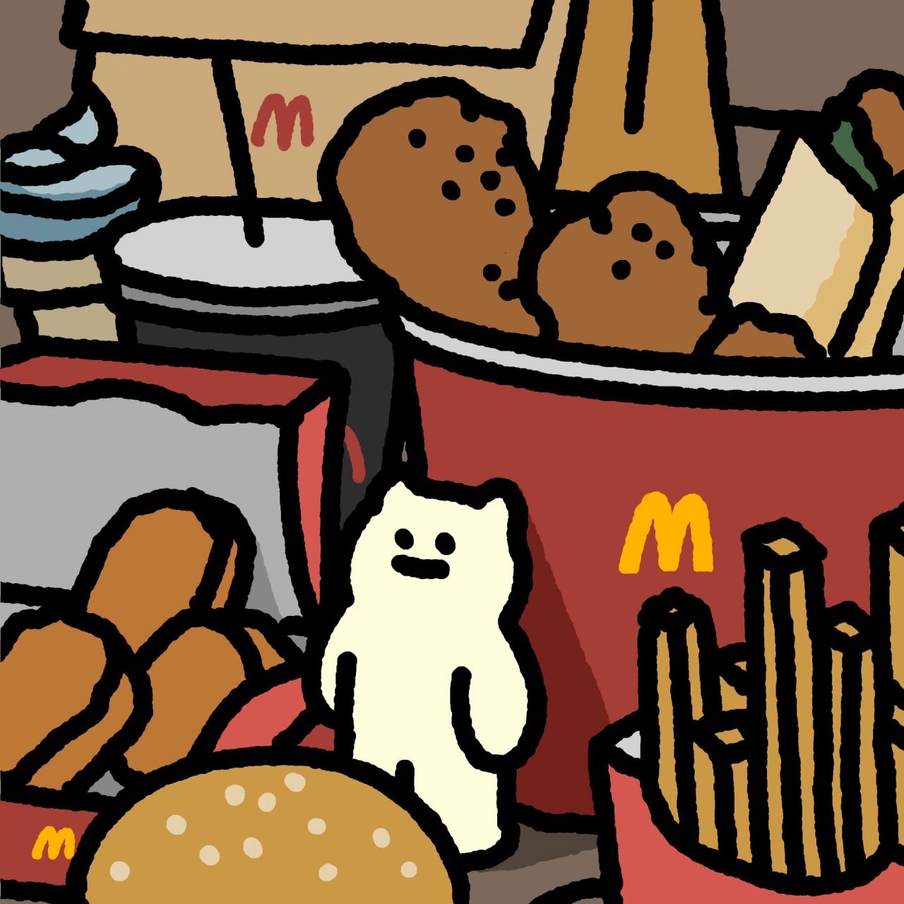 此图有梗 |做个麦当劳信徒猫93