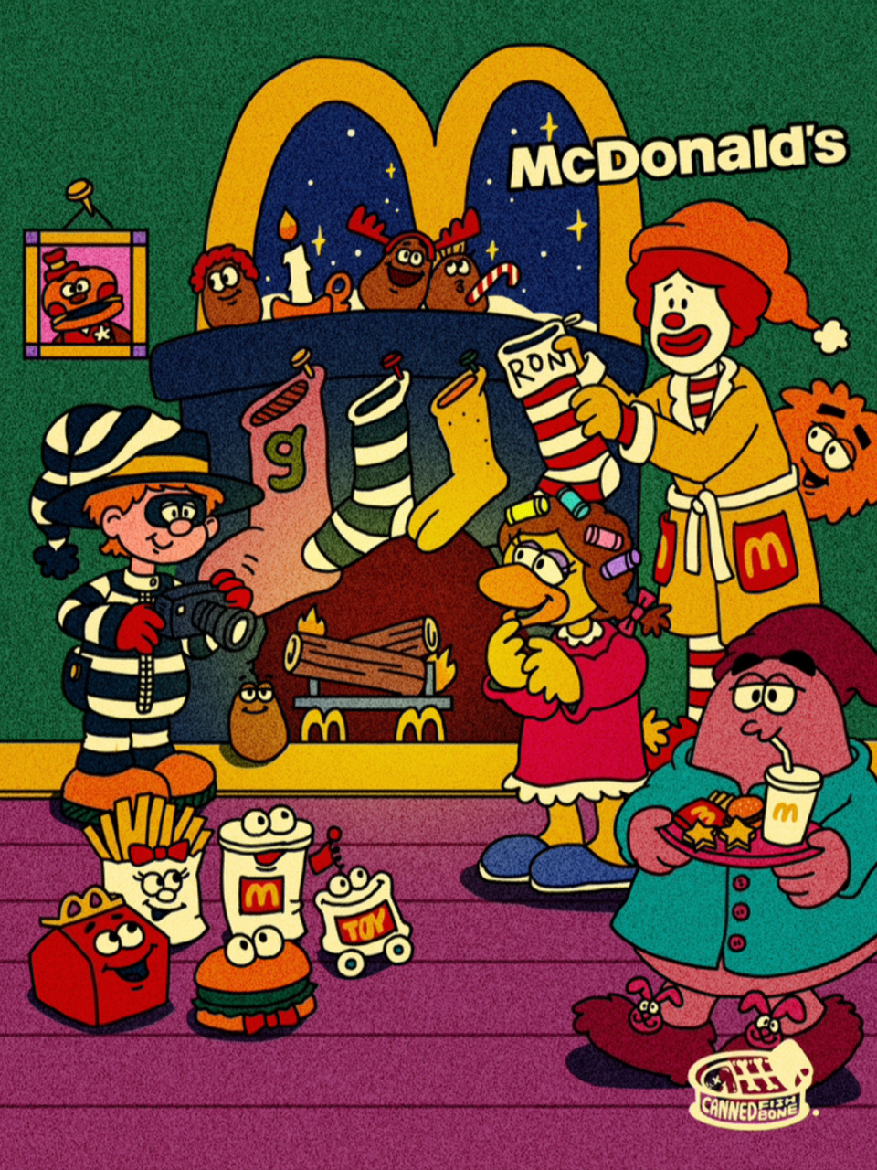 麦叔叔9293和他的小伙伴们|今日壁纸 麦当劳四小福大家还记得吗?