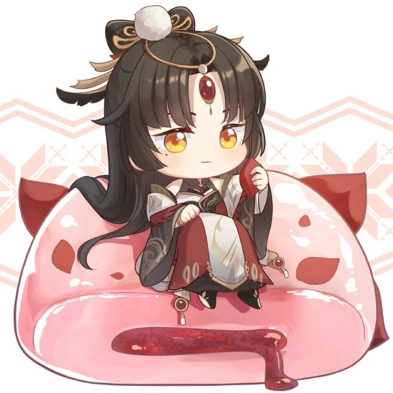 古风q版动漫吃货