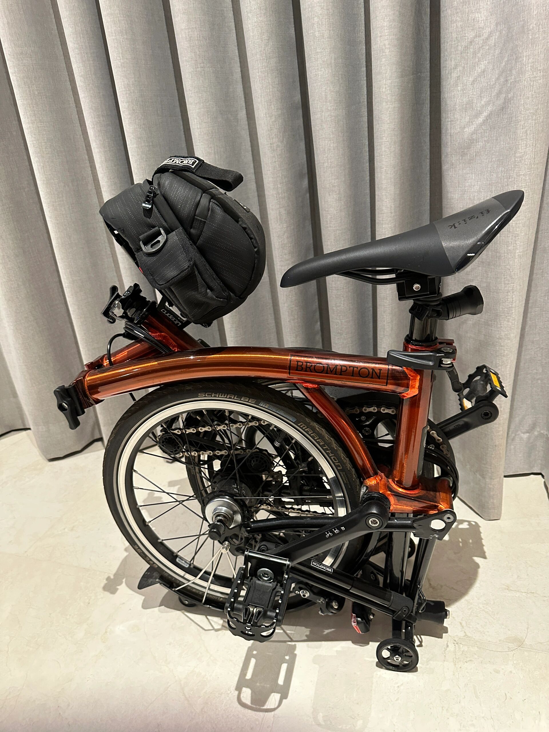 ?? 小布 brompton 折叠自行车 99%新