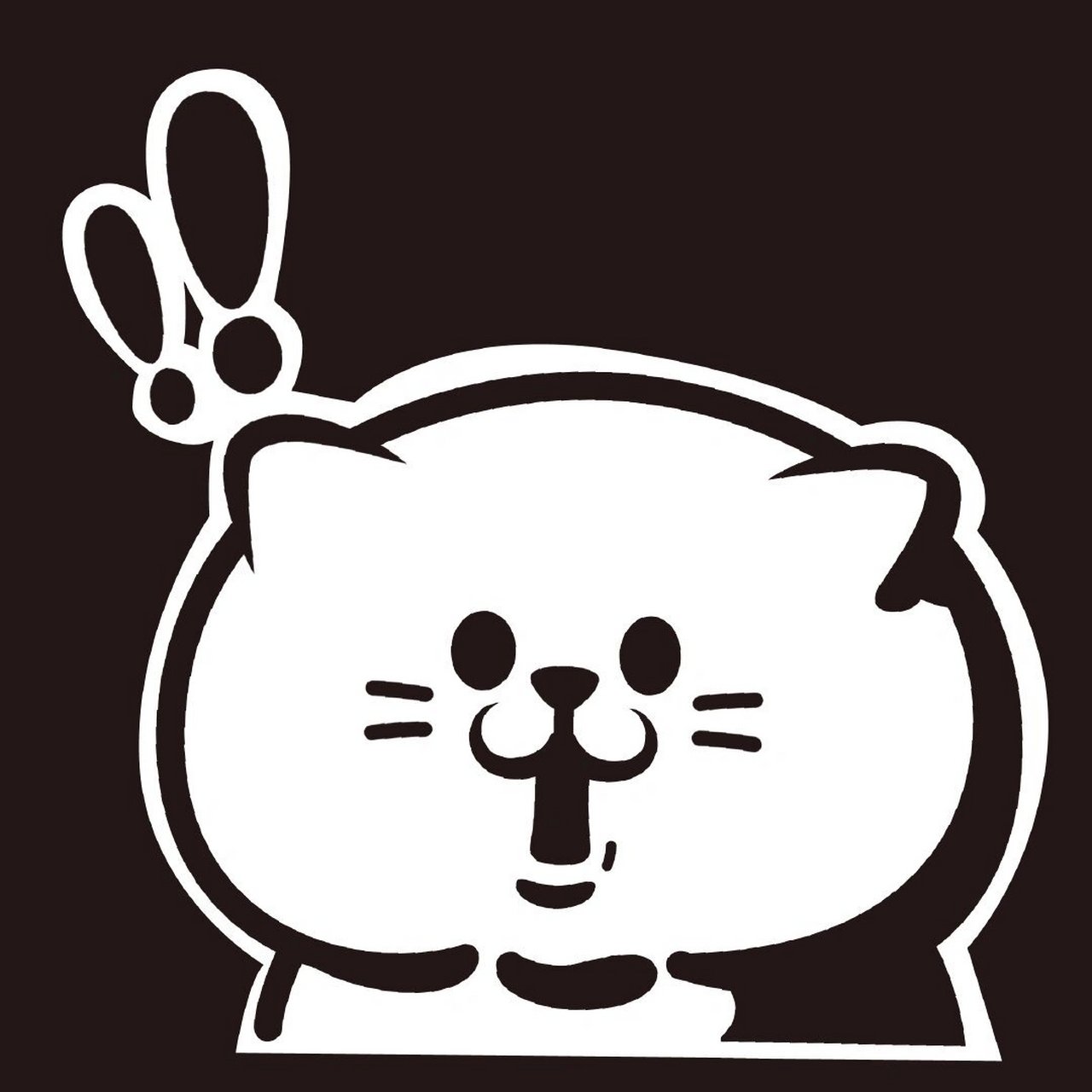 蛋黄猫可爱头像