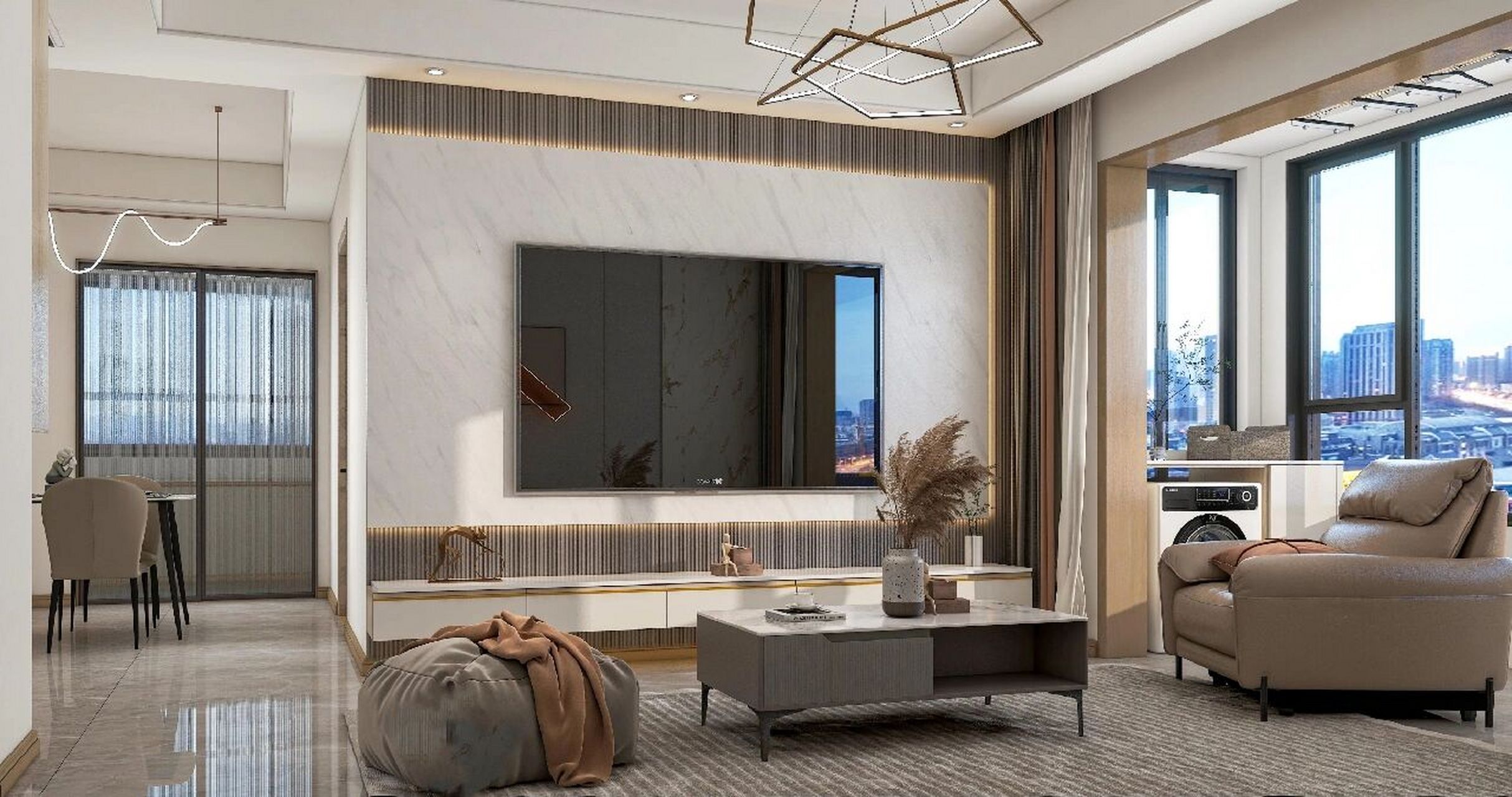 【欧派爱家】锦绣华城样板间94风格系列:现代|轻奢94新品爆款|曼