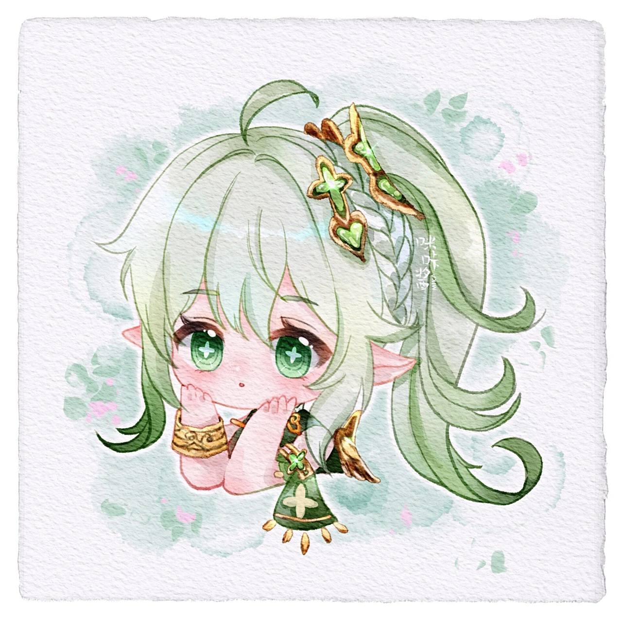 原神角色q版水彩头像12宫格集合啦 人生就是一场各式各样的体验不断地