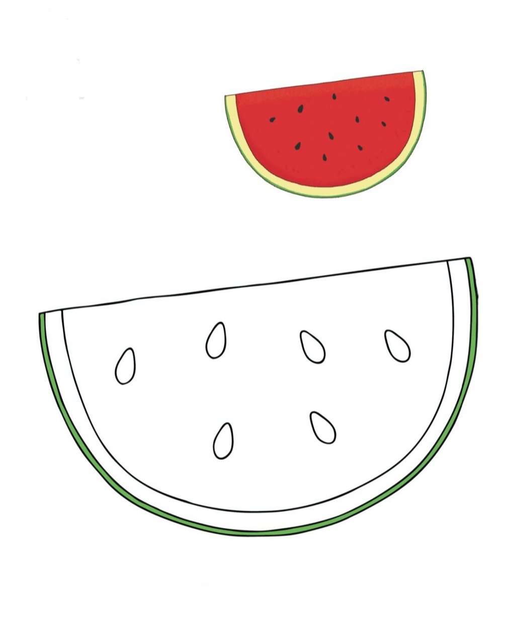 999694简单的水果涂色