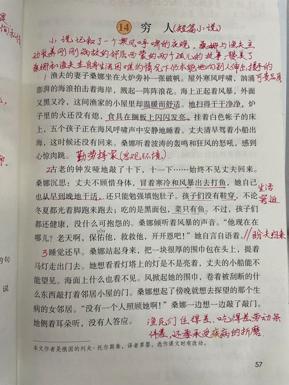 小学语文# #教师备课# #六年级上册语文笔记# #穷人# 这篇课文上涤行