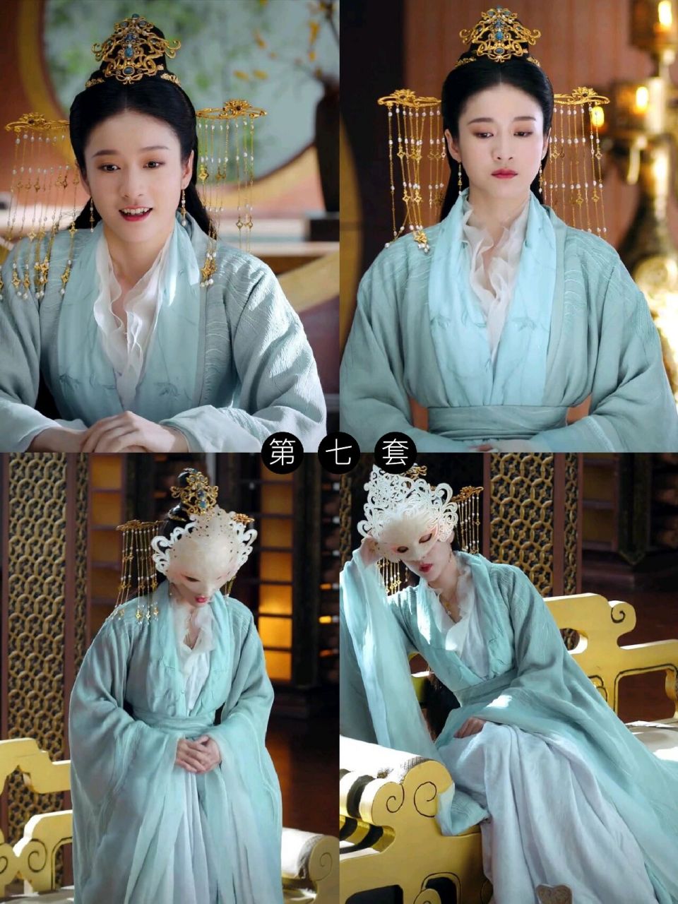 白发 白发王妃 容乐 张雪迎 宫装 服装1~9套