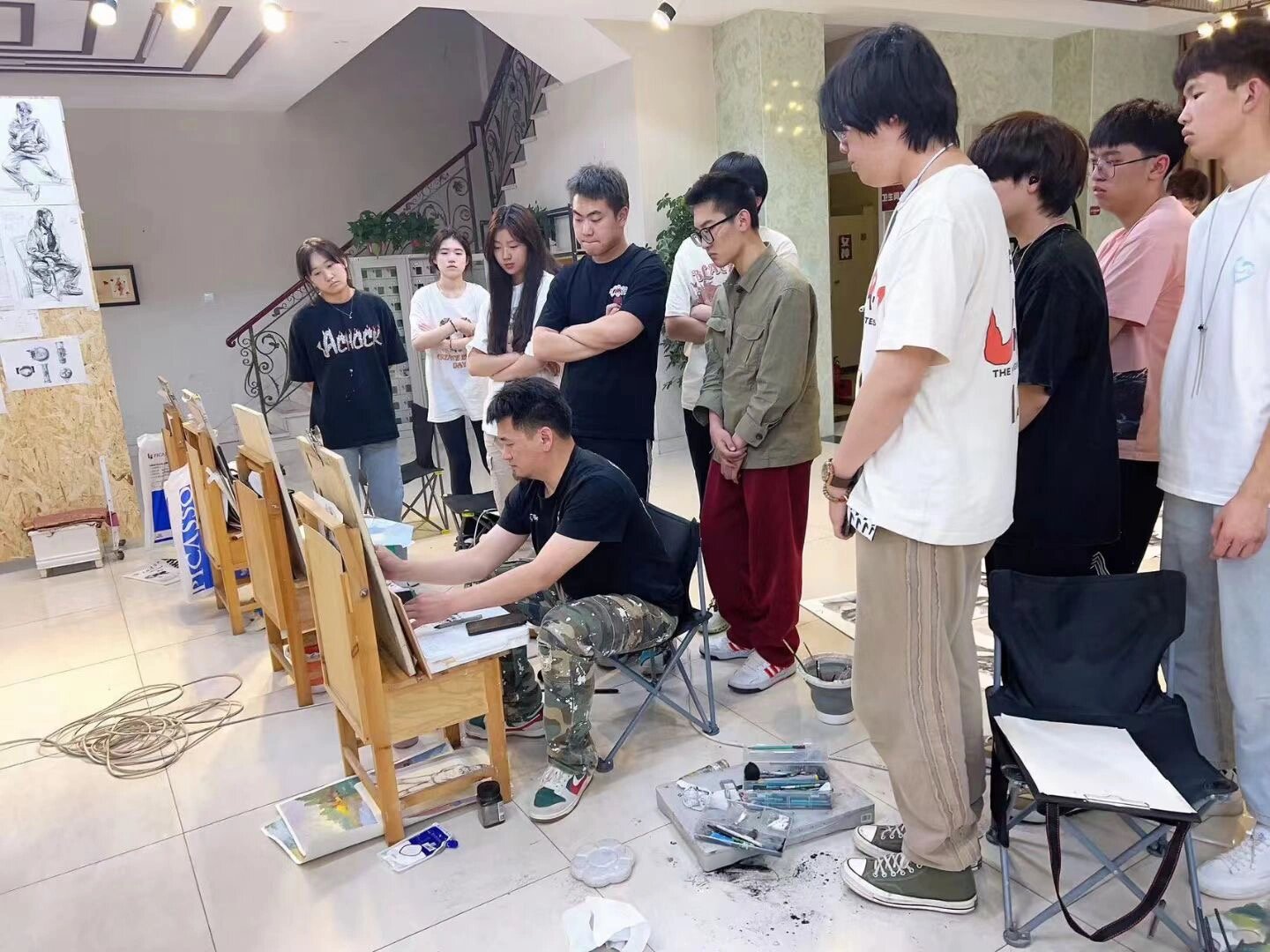 顶点画室劳逸结合