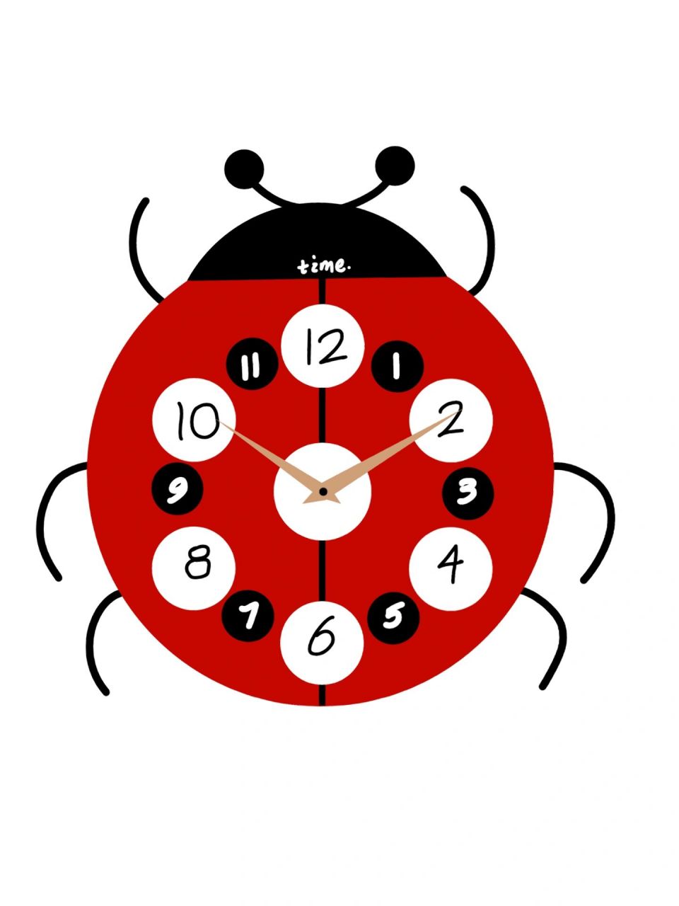 认识钟表 |创意闹钟⏰ 今天分享一套有趣的免抠元素~创意钟表旑 2
