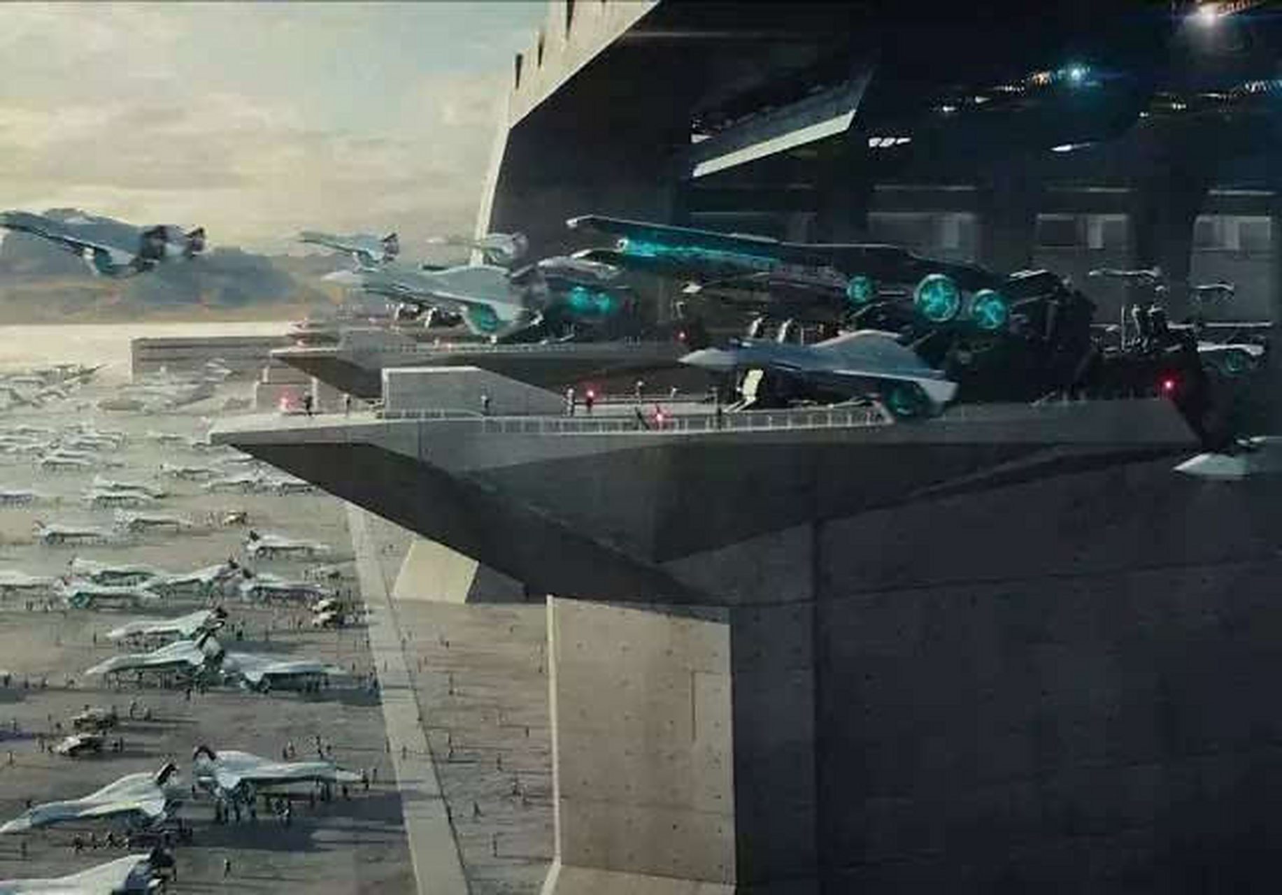 独立日里的外星生物母舰够振撼