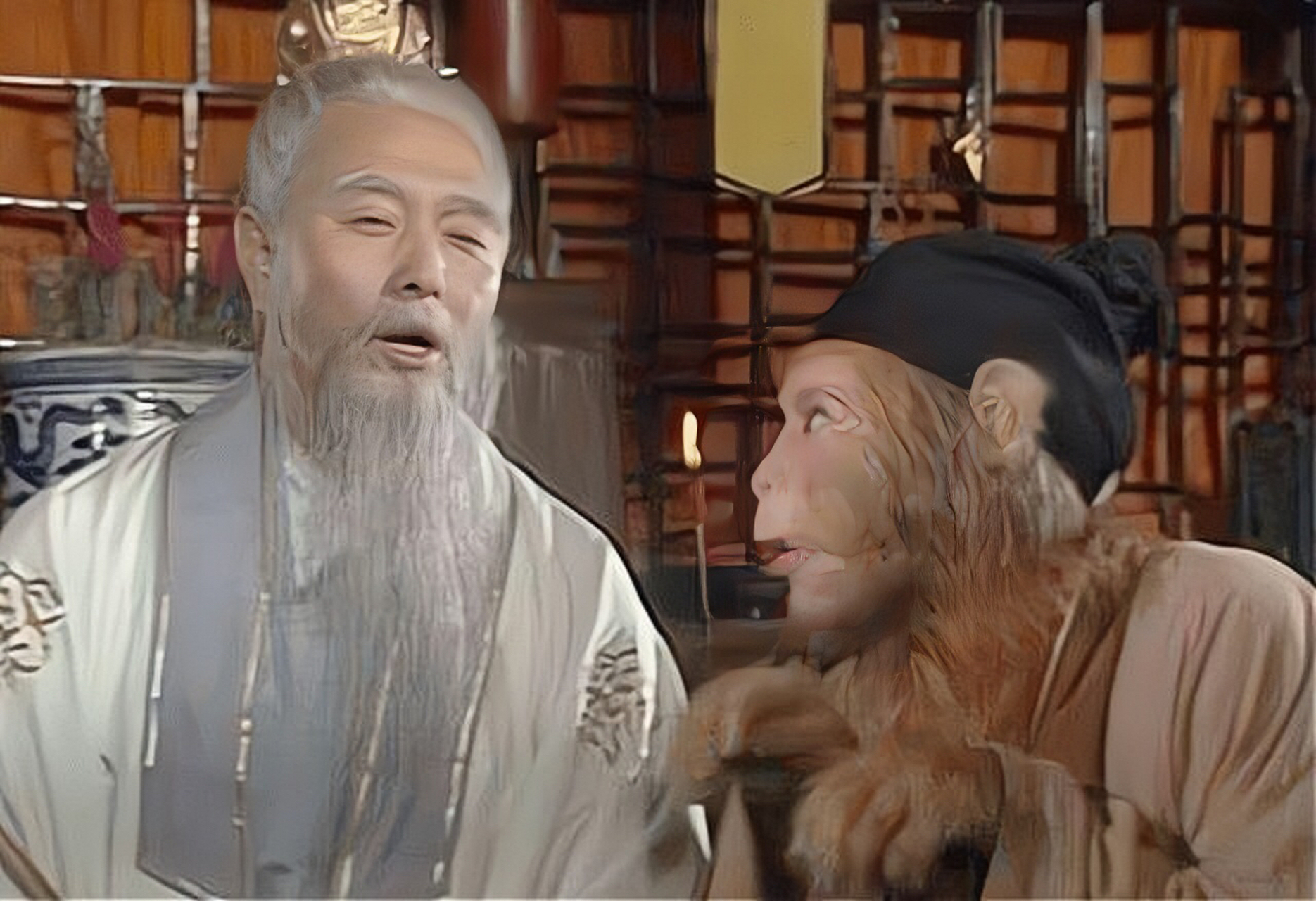 菩提祖师是天外仙踪,不在三界之内,他的修为比三界之内的最高修为还要