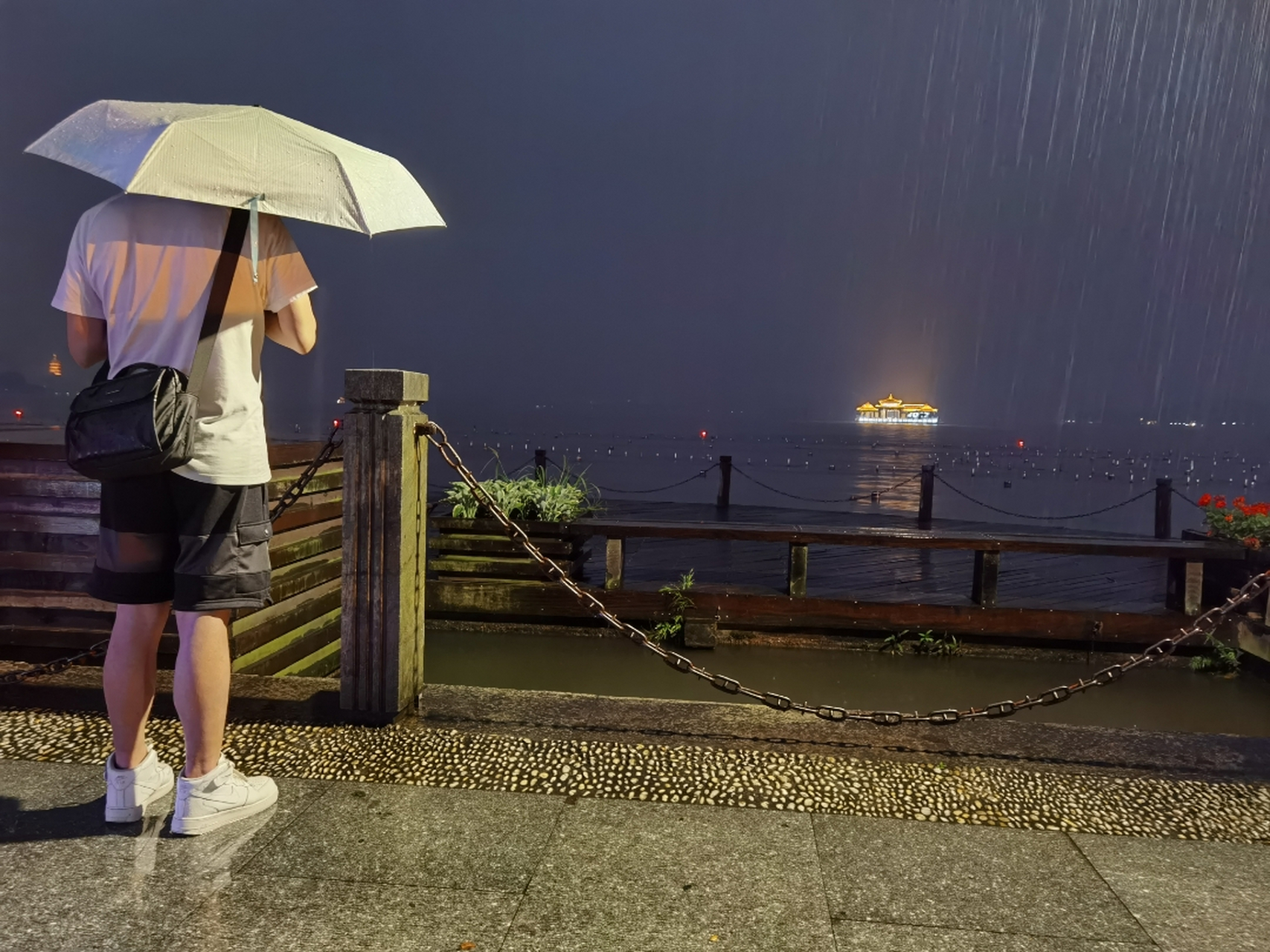 你快回来,他一个人在雨中等待.