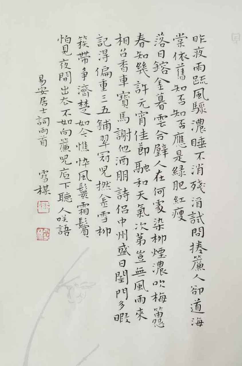李雪梅小楷书法欣赏.