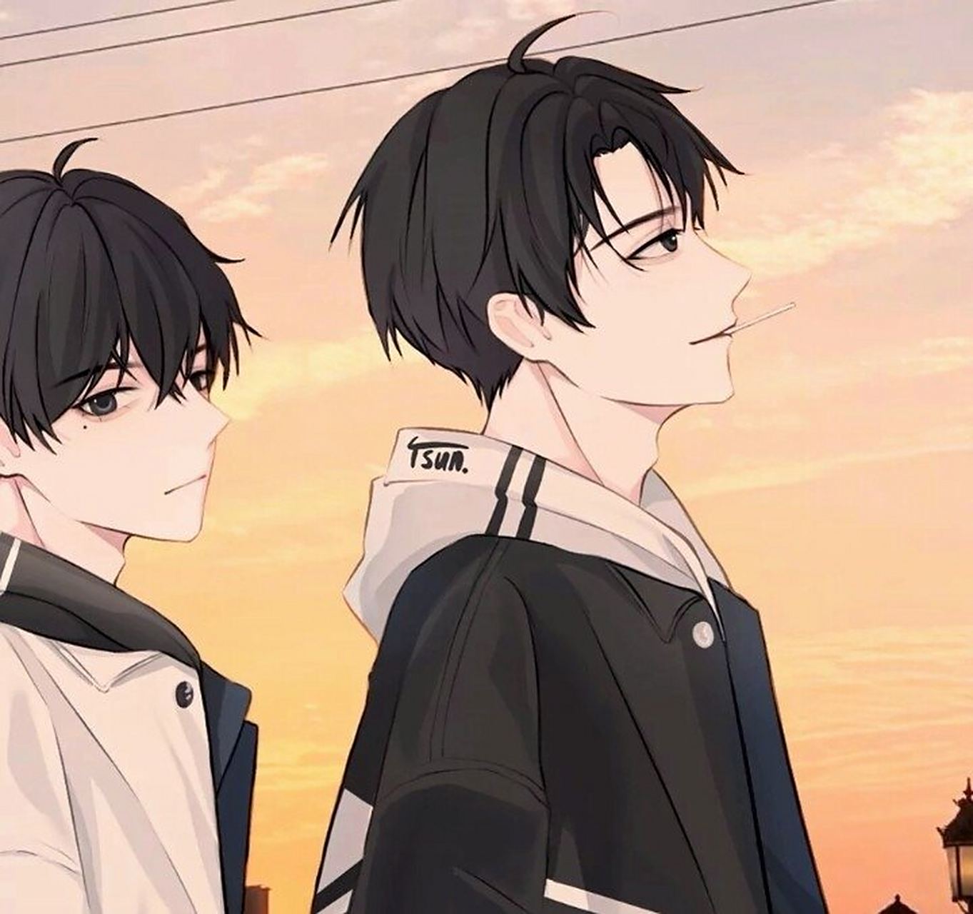 朝哥和谢俞小朋友头像