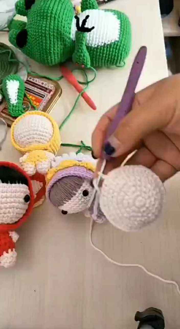 简单好做手工活 钩织娃娃