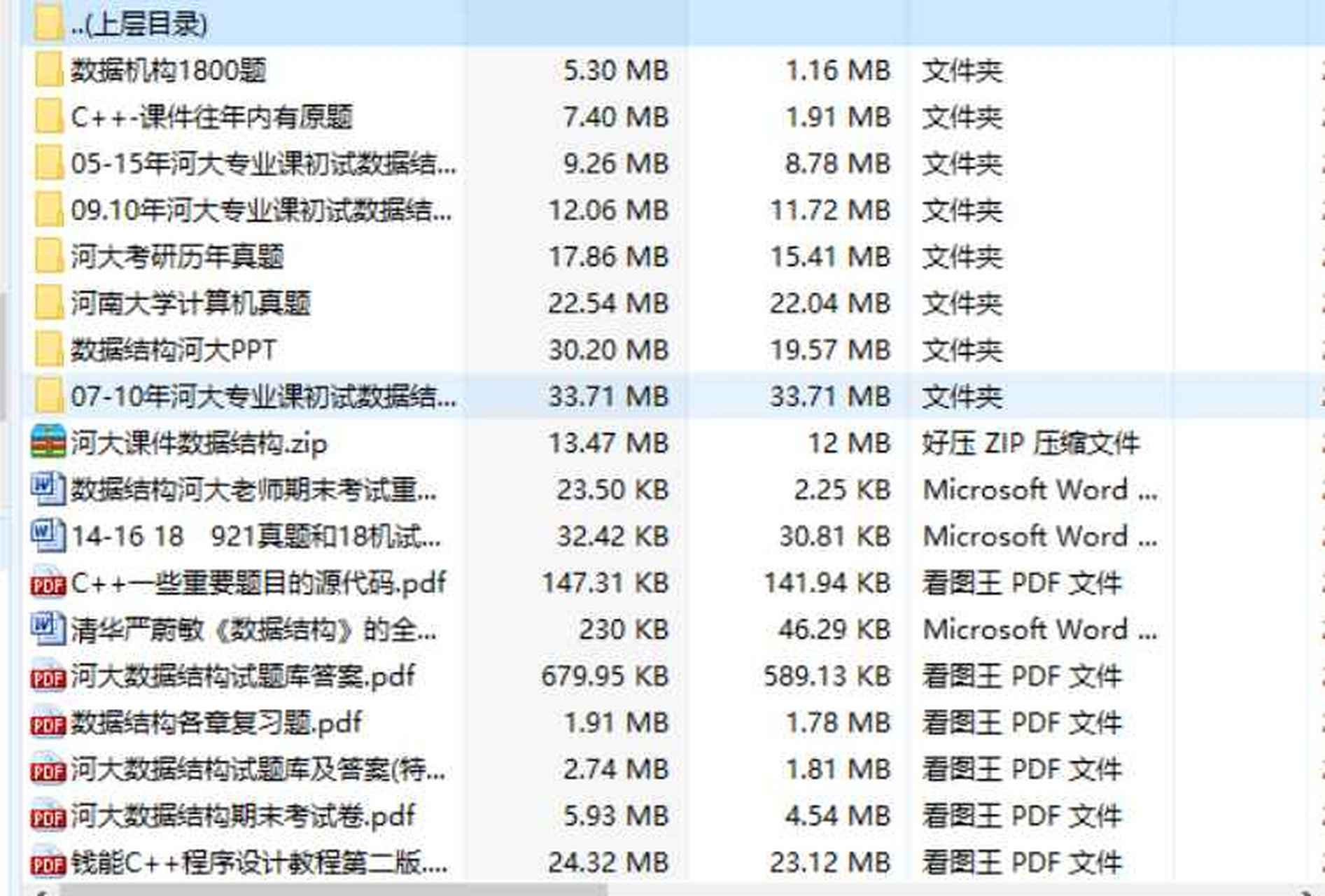 河南大學計算機技術,920真題,還有經驗,已經上岸,還有筆記.