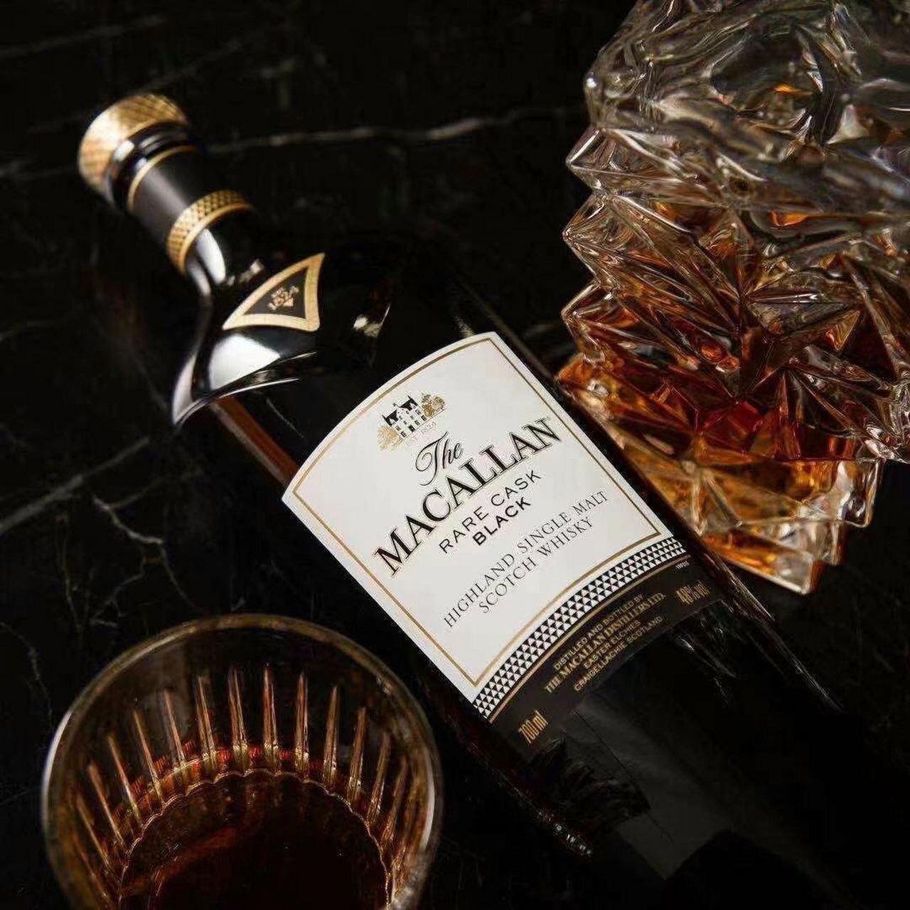 为数不多 带泥煤风味#麦卡伦"黑钻"  麦卡伦黑钻 奢想湛黑 #雪莉桶