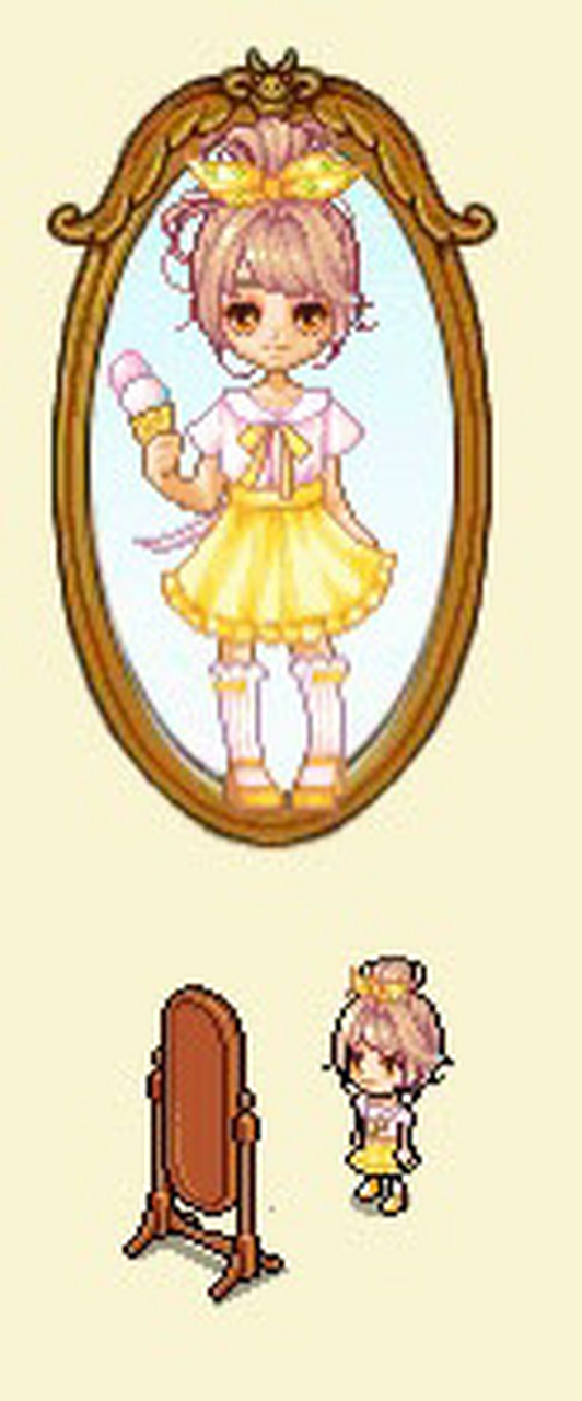 皮卡堂女装搭配79 发型   柠檬汽水女发   眼瞳   金秋男瞳   服装