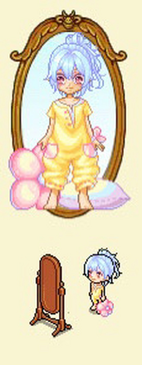 皮卡堂男生搭配第223期 发型:犬神男发   眼瞳:魅瞳 服装:春萌男装