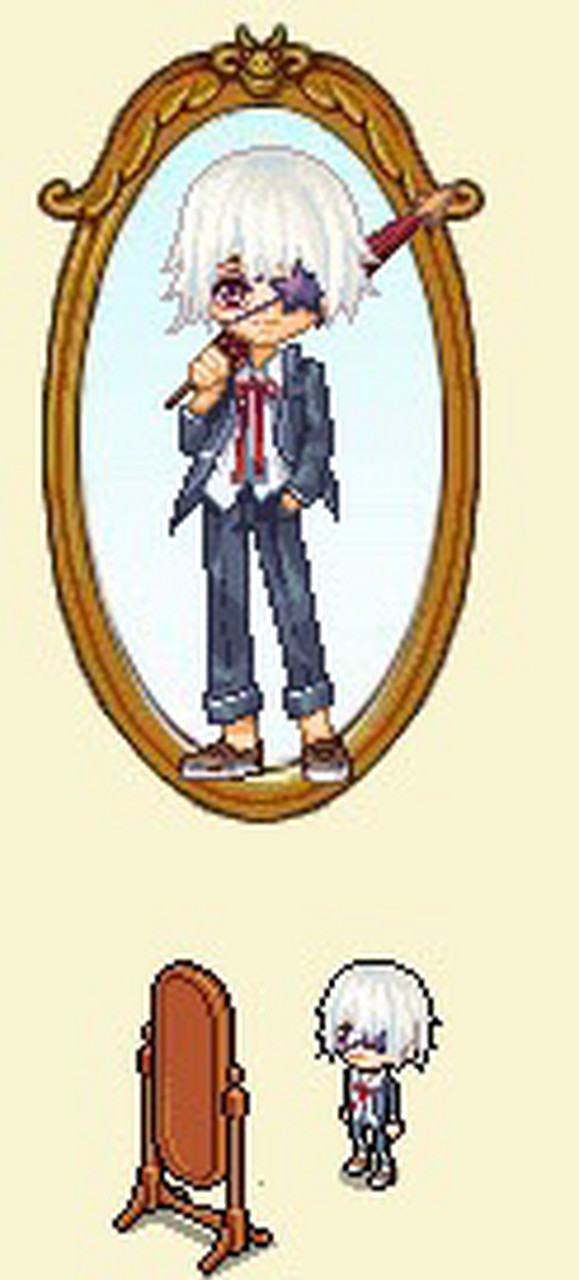 皮卡堂男生搭配240期 发型:次元冷萌男发   眼瞳:星星眼罩   服装